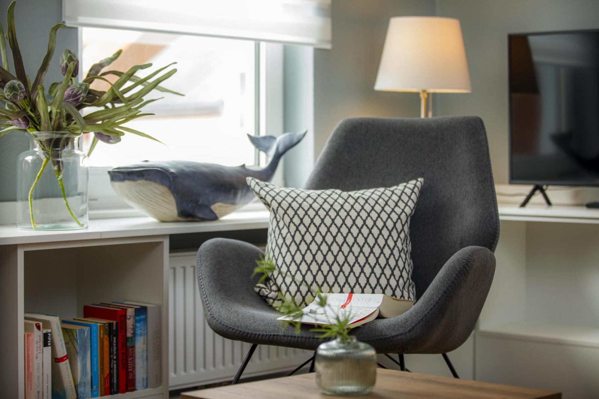 Ferienwohnung Villa Central - Luettje Nuest Borkum Esterno foto
